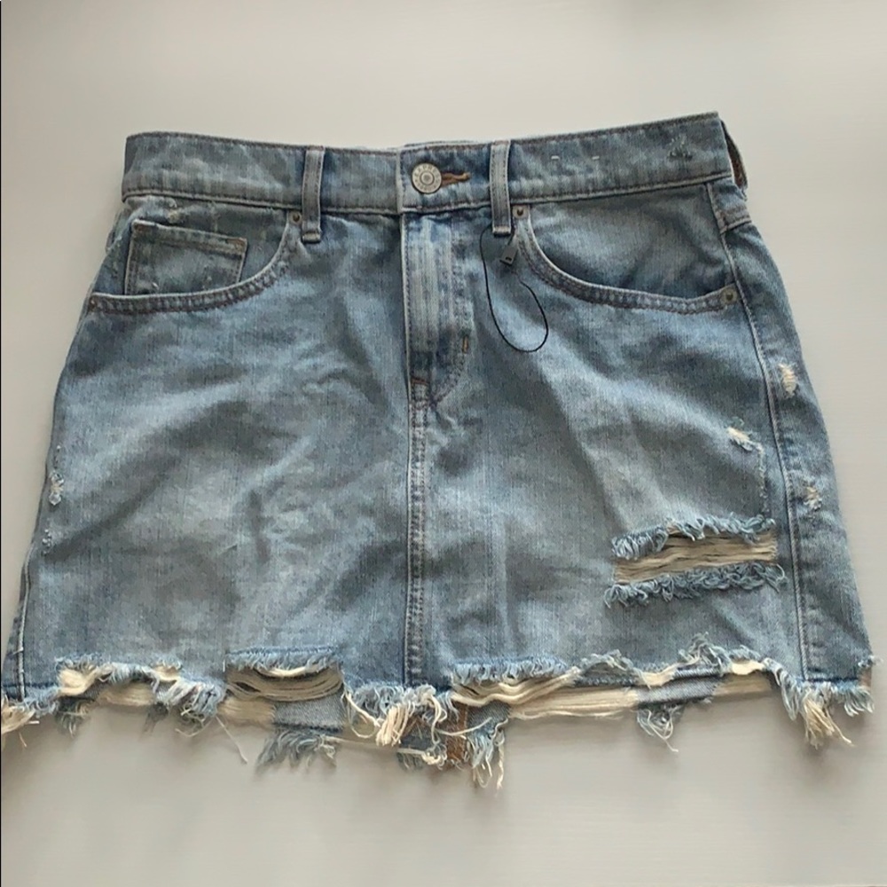 Express Denim Mini Skirt